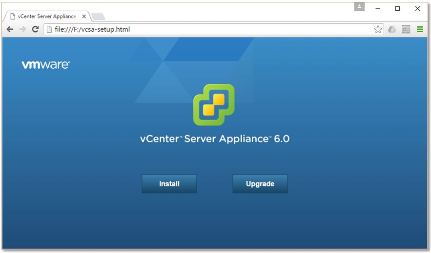 Upgrading vCenter Server Appliance