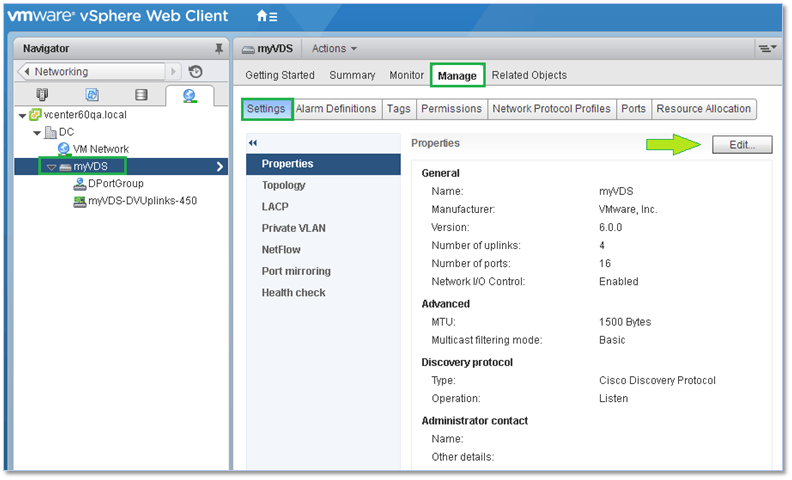 vSphere Networking