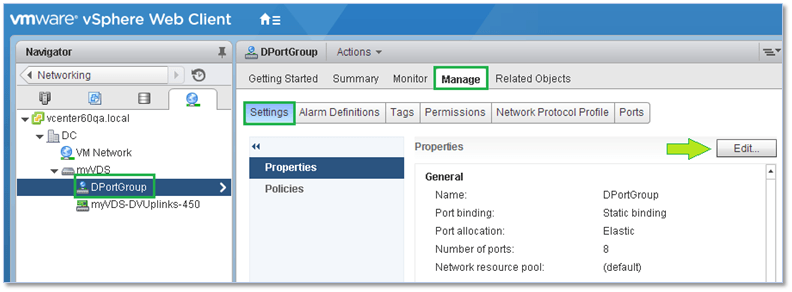 vSphere Networking