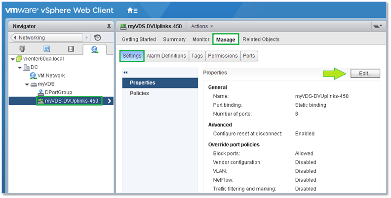 vSphere Networking