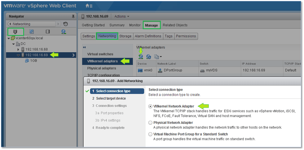 vSphere Networking