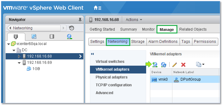 vSphere Networking