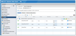 Figure 20 - Setting up firewall rules