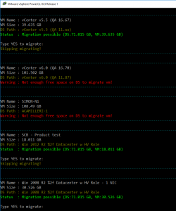 Figure 3 - Script's output