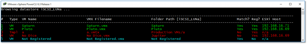 Figure 3 - The finalized script's output