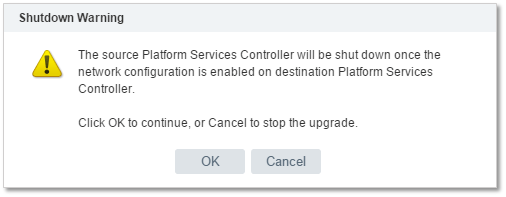 Figure 18 - The source PSC about to be shut down