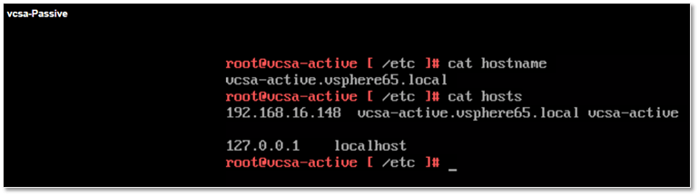 Figure 9 - Node name can be changed from shell if required