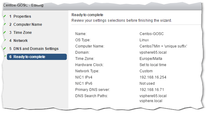 Figure 18 - Saving the GOCS