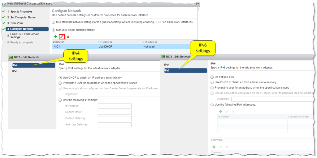 Figure 16 - GOSC Network Configuration screen