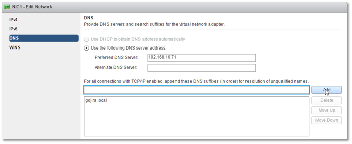 GOSC - Configuring DNS settings