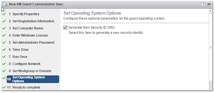 GOSC - Generating a new SID