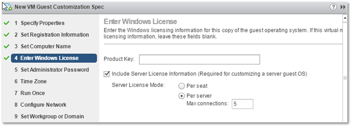 GOSC - Supply a Windows OS Product key and licensing details