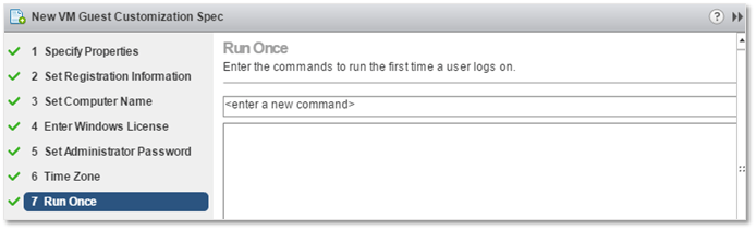 GOSC - Setting up RunOnce commands (a Windows Registry setting)