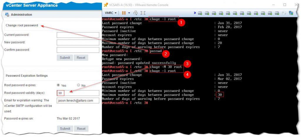 Figure 11 - Changing the expiration period of an account using chage