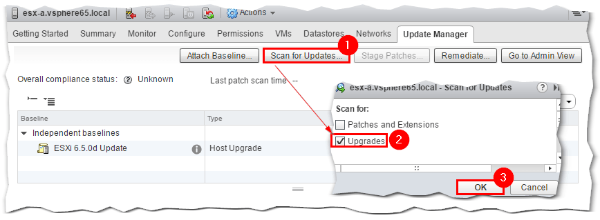 Figure 9 - Scanning a host for compliance