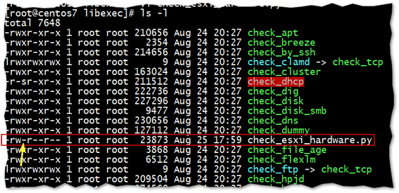 When copied, the python script will be missing execute permissions