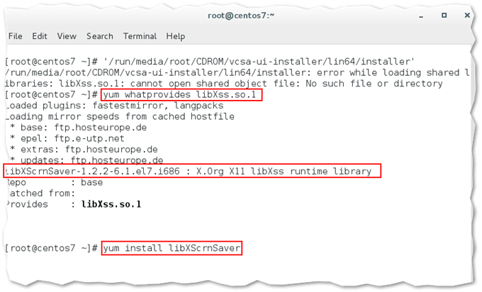 Adding a missing dependency in Linux to allow the vCSA UI installer to execute