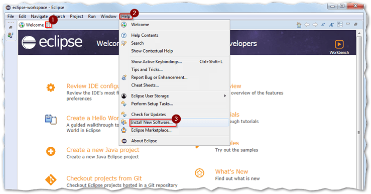 Adding software to Eclipse