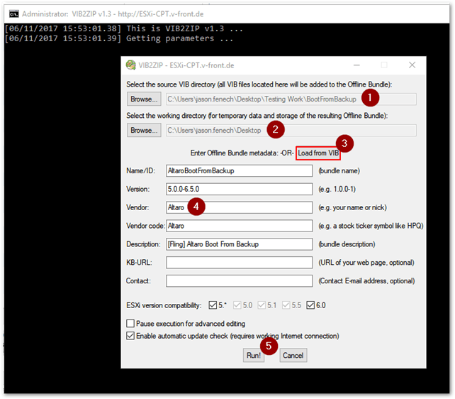 The vib2zip utility is used to convert VIBs to the appropriate ZIP format for use with Image Builder