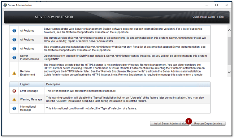 System requirements and dependency checker