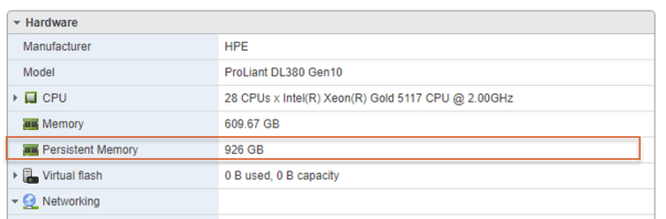 vSphere Virtual Hardware Version 14