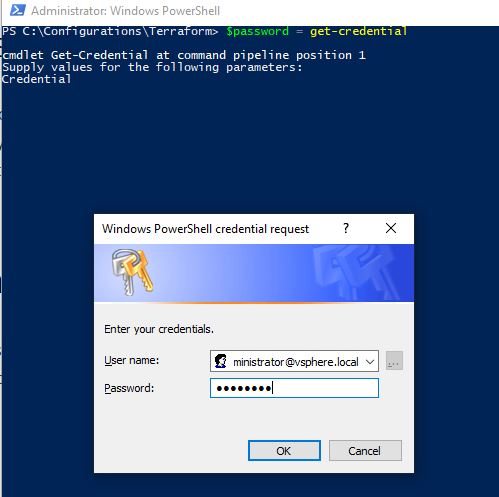 PowerShell credential - get-credential