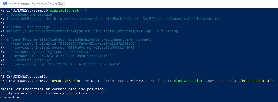 Script pasting into Powershell window