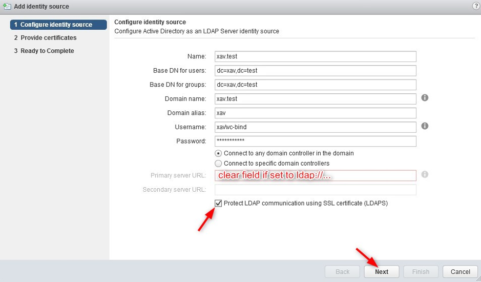 5. Edit the LDAP source