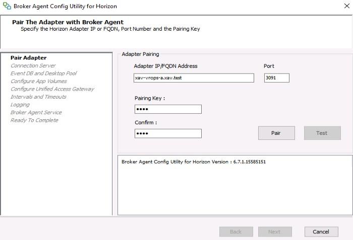 Broker Agent Config Utility For Horizon