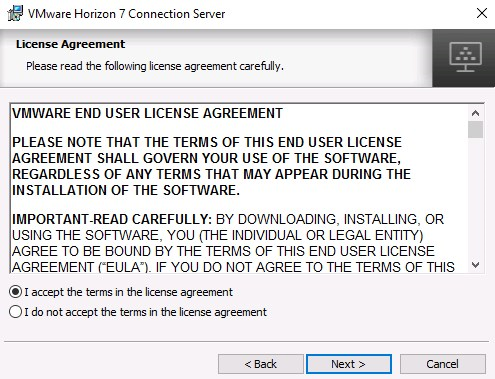 VMware Horizon 7 Licence Agreement