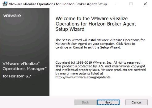 VMware vRealize Operations For Horizon Broker Agent Setup