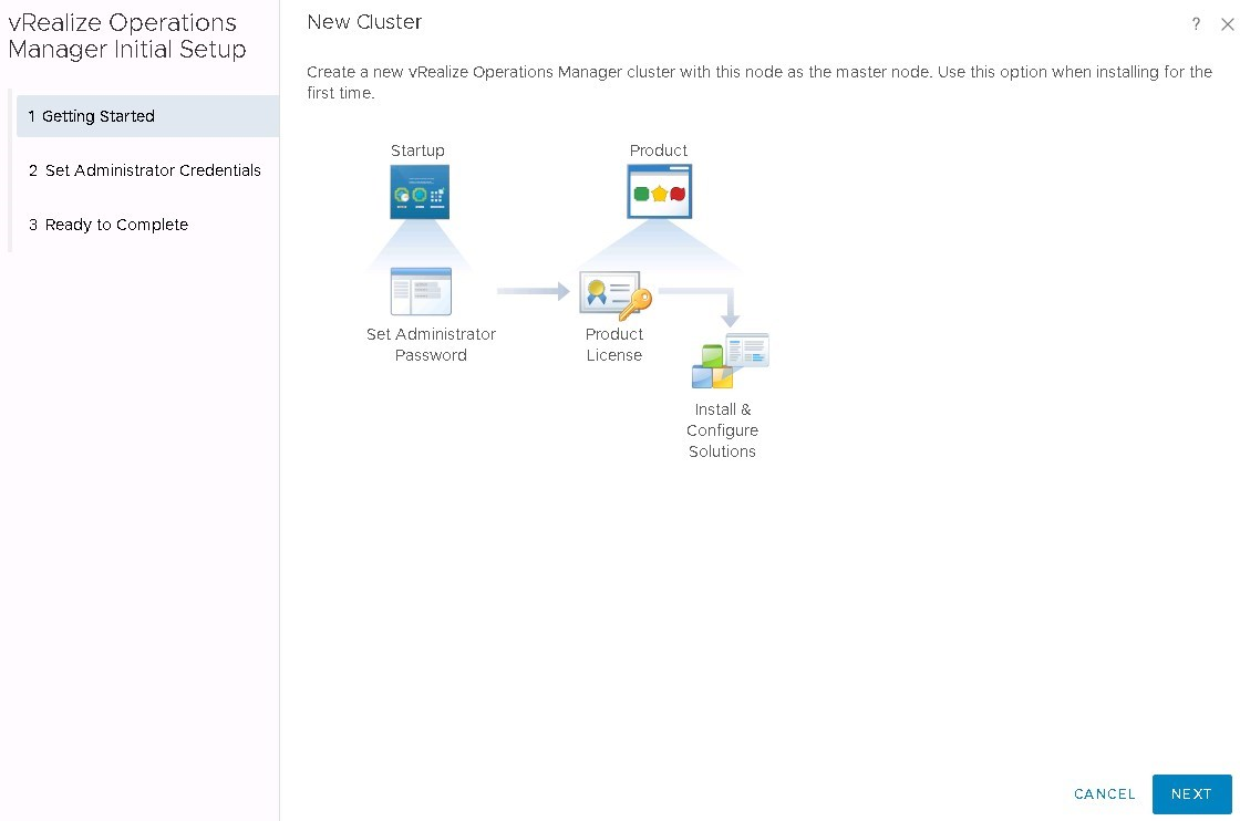 vRealize Initial Setup