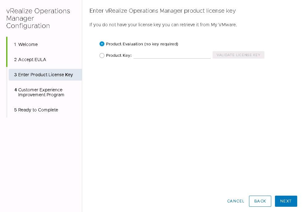 vRealize product licence key