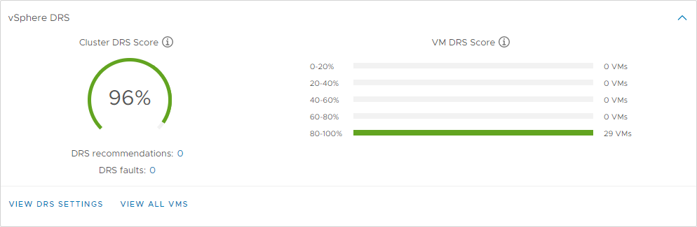 VMware vSphere 7 Cluster DRS