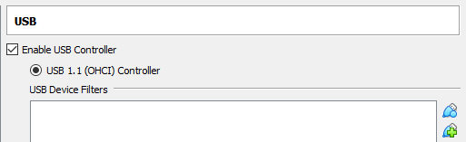 Virtual Box USB