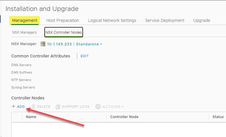 Adding a new NSX Controller Node