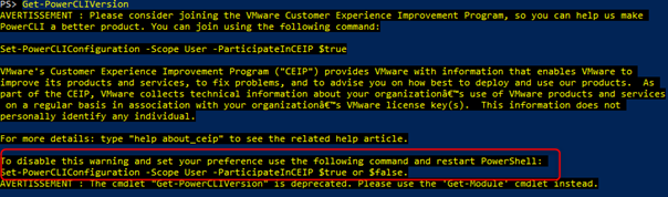 Getting Started with VMware PowerCLI – 7