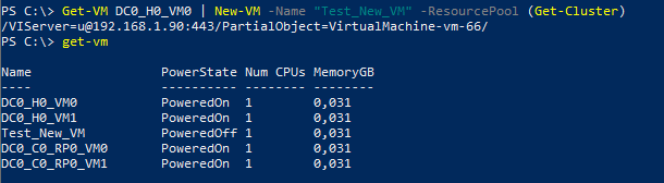 Cloning a VM