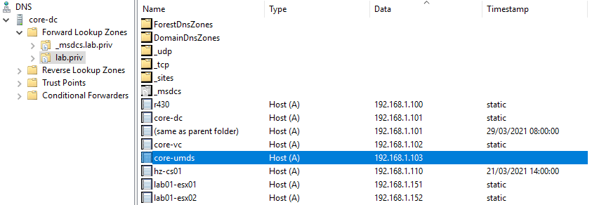 DNS record