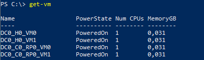 Get-VM cmdlet