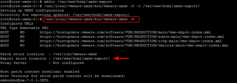 UMDS change tracking